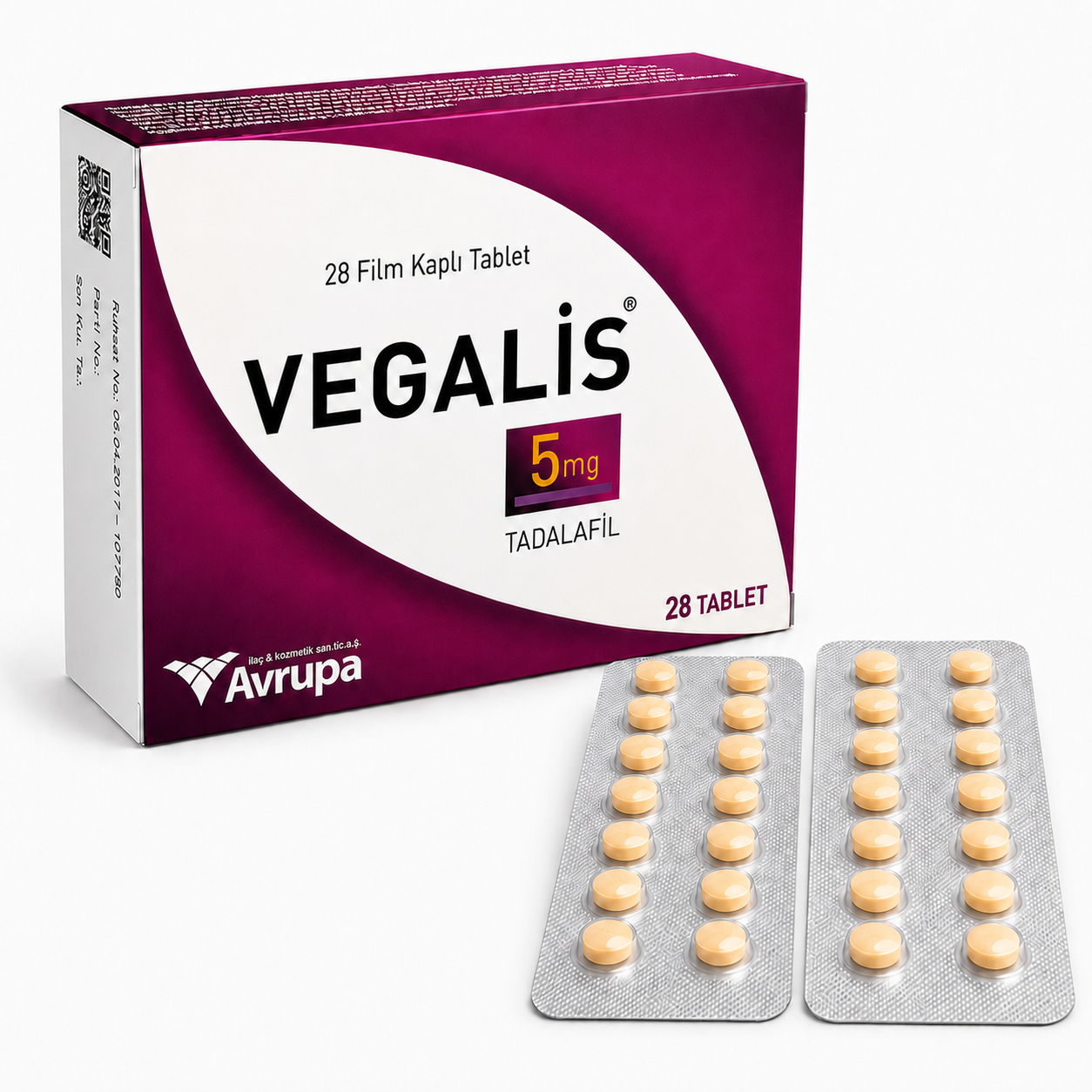 Vegalis 5 Mg 28 Tablet Eczane Fiyatı ve Orijinal Online Tek Satıcı