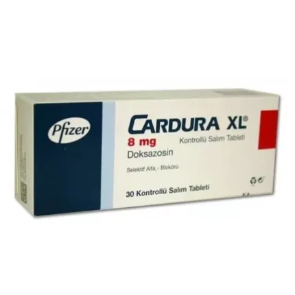 Cardura XL 8 mg doxazosin – 30 tablet ambalaj